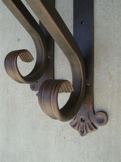 antique metal brackets|heavy duty wrought iron brackets.